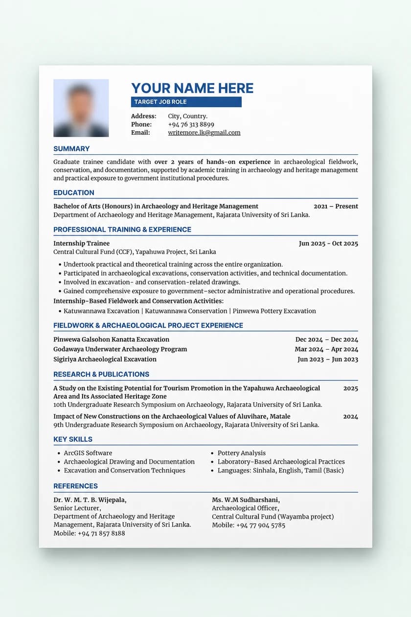 Professional Design CV